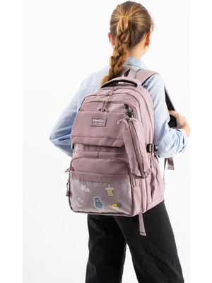 Ventis Qualty – Okul Çantası Su Geçirmez Klinkır Kumaş Unisex Sırt Çantası Model (7d)