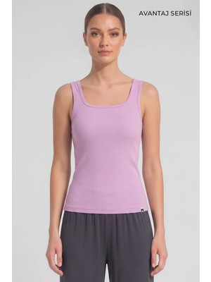 Mısırlı Kadın Kaşkorse Sırtı Kapalı Askılı Tshirt Açık Pembe