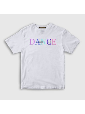 Presmono  Çocuk Beyaz Dance Teacher Hediye Dans Hocası T-Shirt