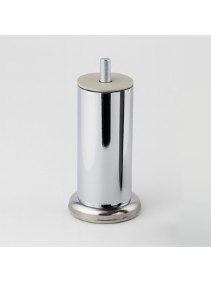 Krom 12 cm Gümüş Metal Mobilya Ayağı Modern Koltuk Kanepe Dayanıklı Tv Ünite M8 Civatalı Ayakları