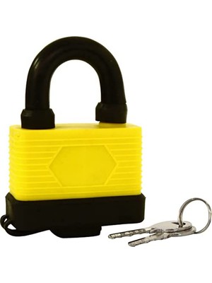 Rolson 66515 Weatherproof Padlock, Black, 65 mm