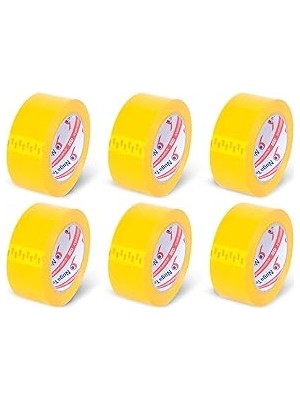 Nuga 45 mm x 100 mt Sarı Koli Bandı 6 Adet
