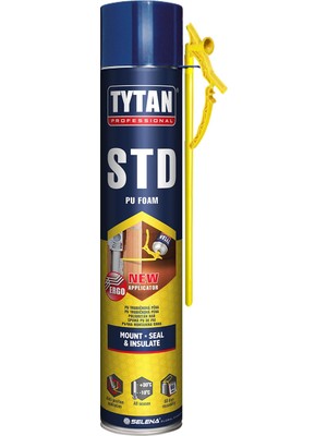 Tytan Std Pipetli Köpük Montaj Isı ve Ses Yalıtımı 750 ml