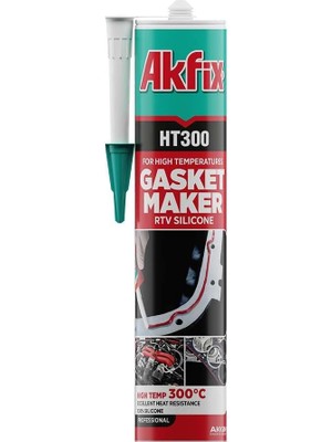 Akfix HT300 Yüksek Isı Silikonu Kırmızı Sıvı Conta