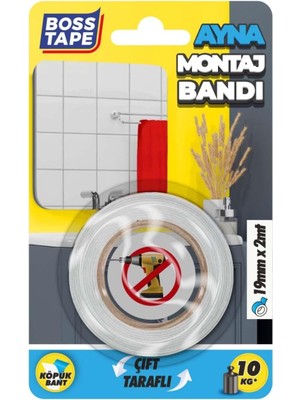 Boss Tape Ayna Montaj Bandi, 1 Milimetre Kalınlık