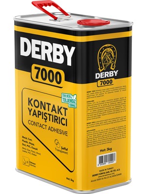 Derby 7000/5 Kontakt Şeffaf Yapıştırıcı Net:3kg