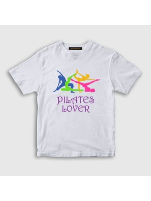 Presmono  Çocuk Beyaz Lover Hediye Pilates T-Shirt