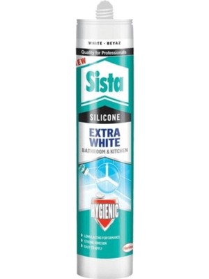Sista Mutfak ve Banyo Banyo Silikonu Extra Whıte (Beyaz)