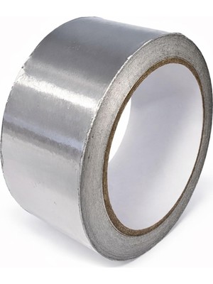 Alüminyum Folyo Bant 45 mm x 25 Metre Isıya Dayanıklı Havalandırma Klima Izolasyon Tamir Bandı