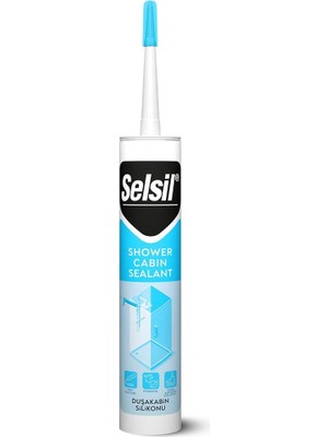 Selsil Duşakabin Silikonu, Beyaz, 310 ml