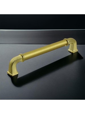Alfa Metal Mat Gold Altın Kulp 160 mm Mobilya Çekmece Mutfak Dolabı Dolap Kapak Kulpları Kulb Kulpu