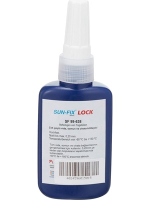 Sun/fix S 56385 Civata Sabitleyiçi, 50 ml