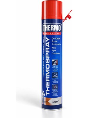 Thermo Acoustic Pu Insulation Termo Spray (1 Adet) Üstün Termo Akustik Yalıtım Boru Çatı Katları