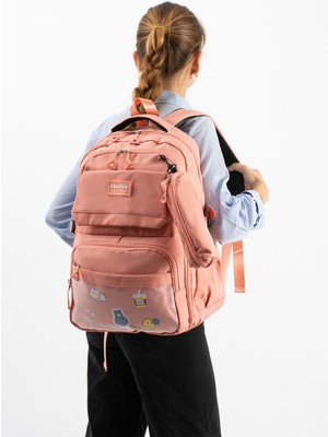 Ventis Qualty – Okul Çantası Su Geçirmez Klinkır Kumaş Unisex Sırt Çantası Model (7d)