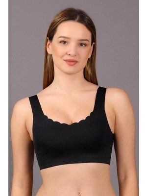 Mısırlı New Bra Desteksiz Hayalet Bralet Sütyen Siyah