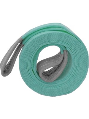 BADEM10 Sapan Polyester Spanzet 2 Ton 2 Metre Turkuaz Sağlam Yük Kaldırma Taşıma Indirme Halat