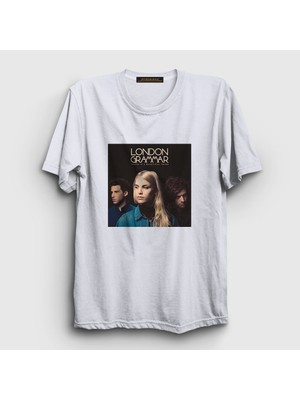 Presmono   Beyaz Truth Müzik London Grammar T-Shirt