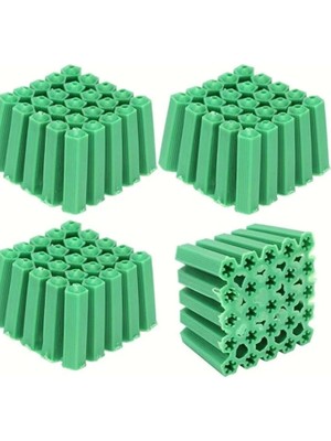 Usin 100 Adet 06 mm Plaastik Duvar Dubel Genleşme Tabası - Çivi Vida Dubeli