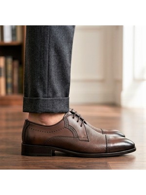 Klasik Erkek Ayakkabı Leosteps Brown Pristine