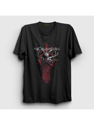 Presmono Unisex Siyah Exul Metal Ne Obliviscaris T-Shirt