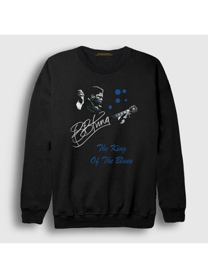 Presmono Unisex Siyah Bb King B B King Of The Blues Sweatshirt
