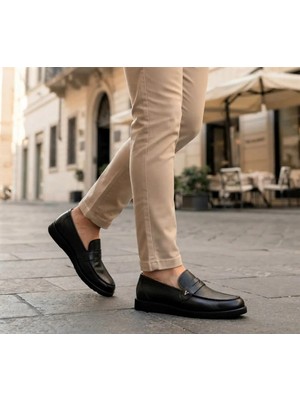 Klasik Erkek Ayakkabı Leosteps Black River