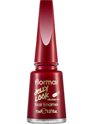 Flormar Oje- Jelly Look Nail Enamel Jel Görünümlü Canlı Kırmızı Oje 8690604233632 34000007-JL05 Fıre Red One Size