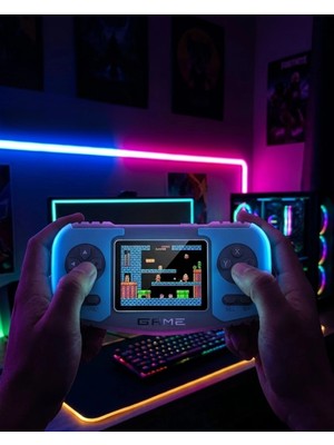 Fırsatkolik Mey Ithalat® Retro El Konsolu Dahili Klasik Oyunlar Av Tv Bağlantılı Şarjlı Oyun Cihazı