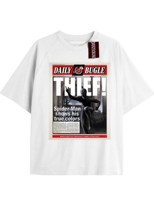 Tarzsokak Spider-Man Gazete Baskı Model No Way Home Tshirt
