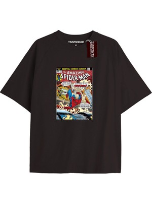 Tarzsokak Spider-Man Gazete Baskı Model No Way Home Tshirt