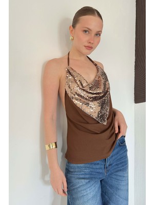 Very Moda Pullu Askılı Bluz  | D3079