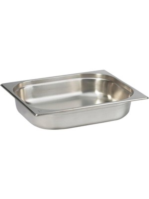 Paslanmaz Çelik Gastronom/gastronorm Küvet Gn 1/2-65 (32,5 x 26,5 x 6,5 Cm)