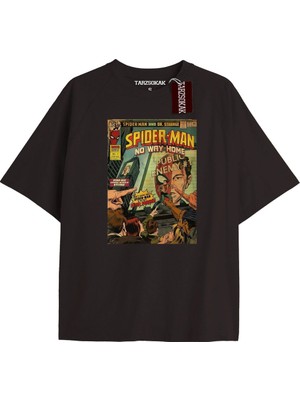 Tarzsokak Spider-Man Gazete Baskı Model No Way Home Tshirt
