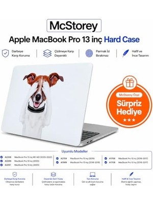 MacBook Pro 13 Baskılı Kılıf A1706 A1708 A1989 A2159 A2251 A2289 A2338 M1 M2 Uyumlu Sert Kılıf Ince Hafif Koruyucu Kapak DOG01NL Dog 67