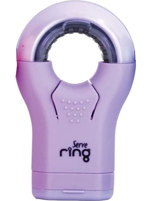 Serve Ring Silgili Kalemtras Lavanta Tekli