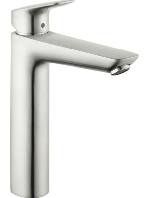 Hansgrohe Logis Modern Düşük Akışlı Su Tasarruflu 1 Kollu 1 25,4 cm Uzunluğunda Fırçalanmış Nikel Banyo Lavabo Bataryası, 71090821