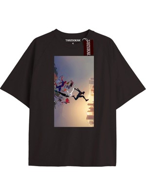 Tarzsokak Spider-Man Gazete Baskı Model No Way Home Tshirt