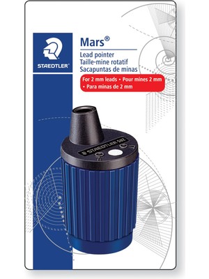 Staedtler 502 Bk A6 Mars Rotary Action Lead Pointer And Tub For 2mm Leads, 502BKA6