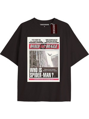 Tarzsokak Spider-Man Gazete Baskı Model No Way Home Tshirt