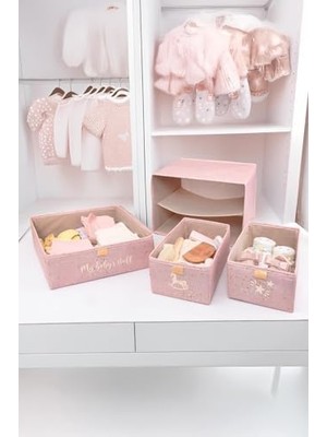 Baby 3 Bölmeli Katlanabilir Çekmece - Bebek Odası Organizeri