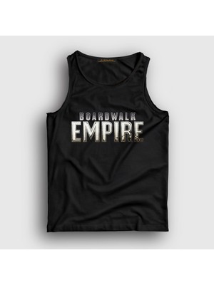 Presmono Unisex Siyah Logo Dizi Boardwalk Empire Atlet
