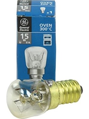 General Fırın Ampul Lambası 15 Watt E-14 Ince Duy 300 Derece 15W