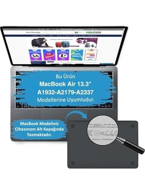 MacBook Air M1 Kılıfı A2337 Uyumlu 13.3 Inç Premium Süet Dokulu Kumaş Kaplama Hard Case A2179 A1932 Soft Touch Sert Koruyucu Kapak Çizilme Darbe Koruma Gri