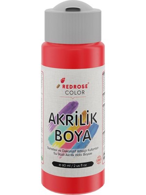 Kırmızı Akrilik Boya 60ML
