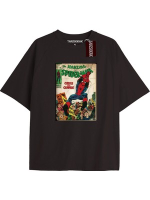 Tarzsokak Spider-Man Gazete Baskı Model No Way Home Tshirt