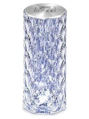 LED Şarjlı Masa Lambası, Kristal Masa Lambası, Dıamond Masa Lambası, Kablosuz, 3 Farklı Renk Değişimi, Modern, Estetik, Taşınabilir, Karavan, Düğün, Nişan, Davet, Organizasyon, Bahçe Masa Lambası