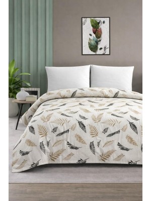 Çift Kişilik Pike Yatak ÖRTÜSÜ%100 Pamuk 220X230 Siyah Tüy