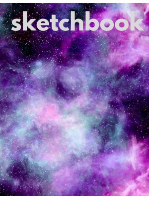 Sketchbook: Space Sketchbook For Drawing, Doodling Or Sketching: 120PAGES, 8.5" x 11" ( Blank Paper Drawing )