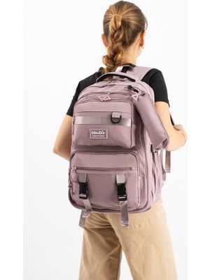 Ventis Qualty – Okul Çantası Su Geçirmez Klinkır Kumaş Unisex Sırt Çantası Model (7c)