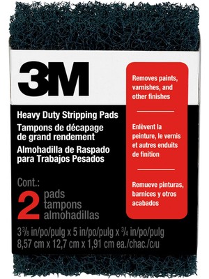 3m Ağır Hizmet Tipi Sıyırma Pedleri, 3,375 Inç x 13,75 Cm, 2'li Paket